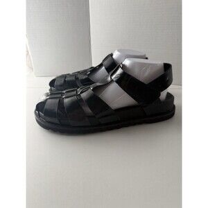 ASOS Design Mens Fisherman Sandals Black US 10 EU 43 UK 9 vacation holiday